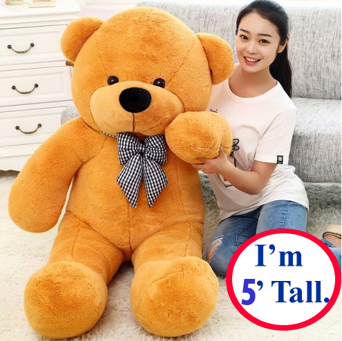 5 feet big teddy bear online