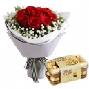 Send Birthday Flowers with Chocolate To Metro Manila