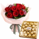 Send Flowers with Chocolate to Metro Manila