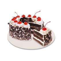 red ribbon black forest cake to philippines