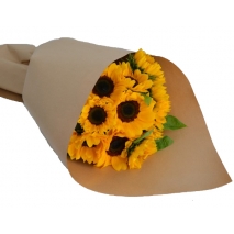 online 12 pieces sunflowers in bouquet to philippines