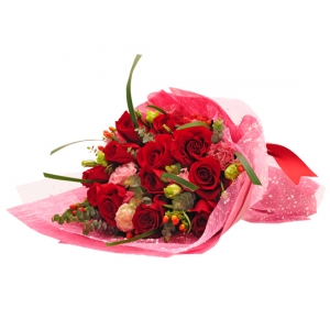 send 12 red roses bouquet to philippines
