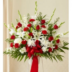 Red and White Perfection Basket