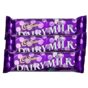 Send Cadbury Dairy Milk. 3 Bars. 30g and 15g Each to Philippines