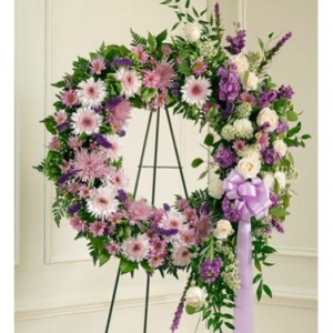Luxurious Purple Wreath
