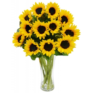 online sunflower vase to philippines