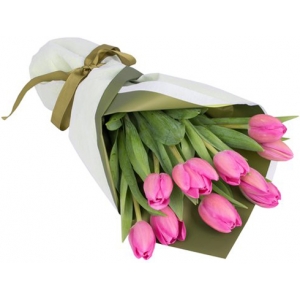 pink tulips bouquet to philippines