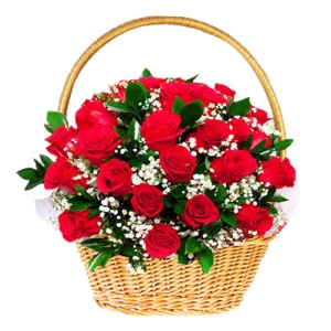 send rose basket to manila