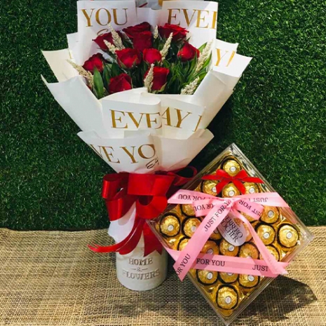 Send flower with chocolate to Philippines