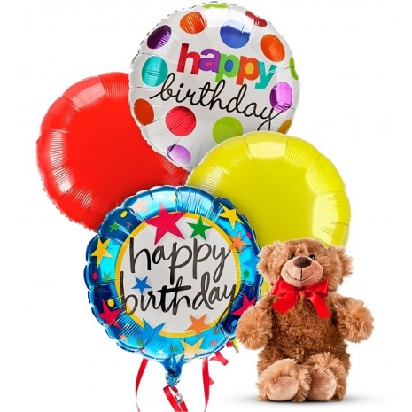 birthday balloon bear send to philippines