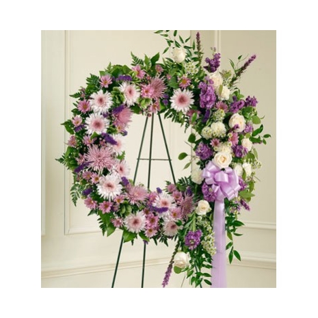 Luxurious Purple Wreath