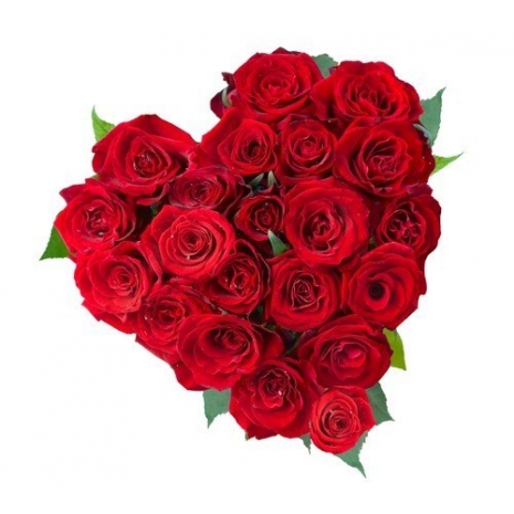 24 heart shaped rose bouquet to philippines