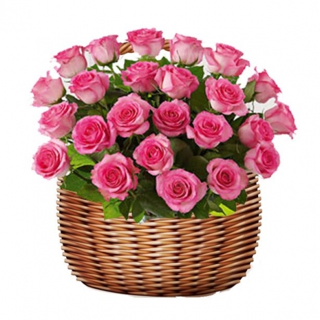 send pink rose to manila