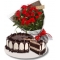 12 red roses with tiramisu cake to philippines