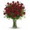 36 Red Roses in Vase