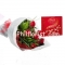 6 Red Roses in Bouquet with Lindt Chocolate to Philippines
