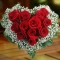 12 pieces heart shaped red rose to philippines