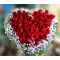 36 heart shaped red rose to philippines