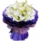 white lilies bouquet online to philippines