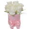 7 pcs White Roses in Box To Philippines