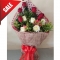Send V-Day Bunch of 12 Mixed Roses to Philippines
